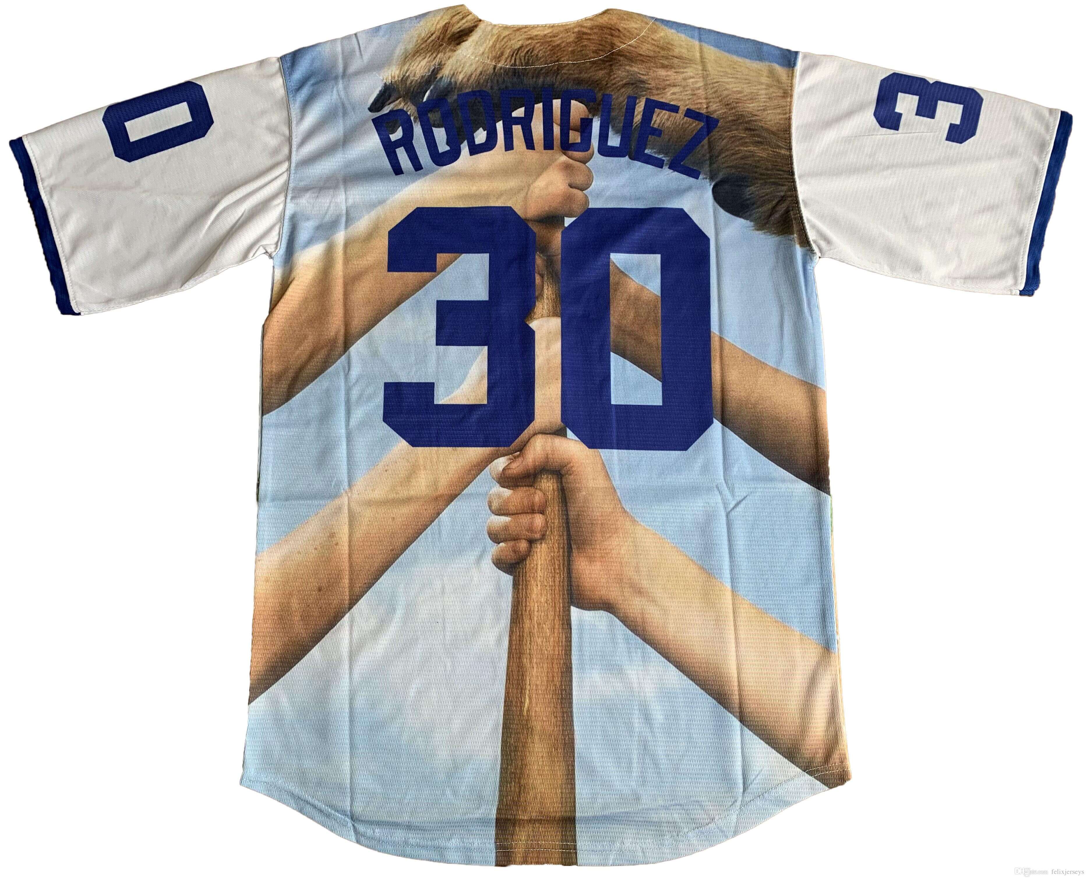 Benny The Jet Rodriguez The Sandlot Legends Baseball Jersey 30